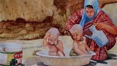 قصة الزوجة وابناءها الثلاثة