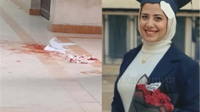 لحظة سـقوط طالبة من الدور الرابع في جامعة الزقازيق!!