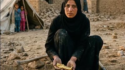 اشترت ام ارض وعند الحفر اكتشفت سراً غير كل شيء