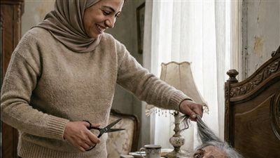 مرات ابني اتسحبت لأوضتي وأنا نايمة وقصت شعري