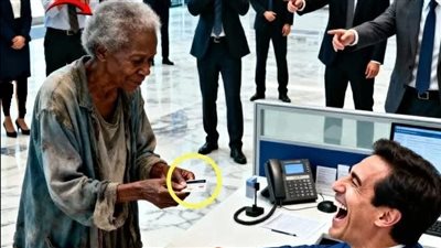 سخر من سيدة مسنّة في البنك… وبعد ثوانٍ ندم على كل كلمة قالها