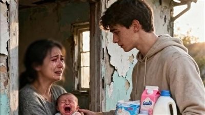 رسالة أُرسلت بالخطأ في ليلة ممطرة… فغيّرت مصير أمٍّ فقيرة ومليونير إلى الأبد